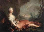 NATTIER, Jean-Marc Marie Adelaide of France as Diana sg oil painting